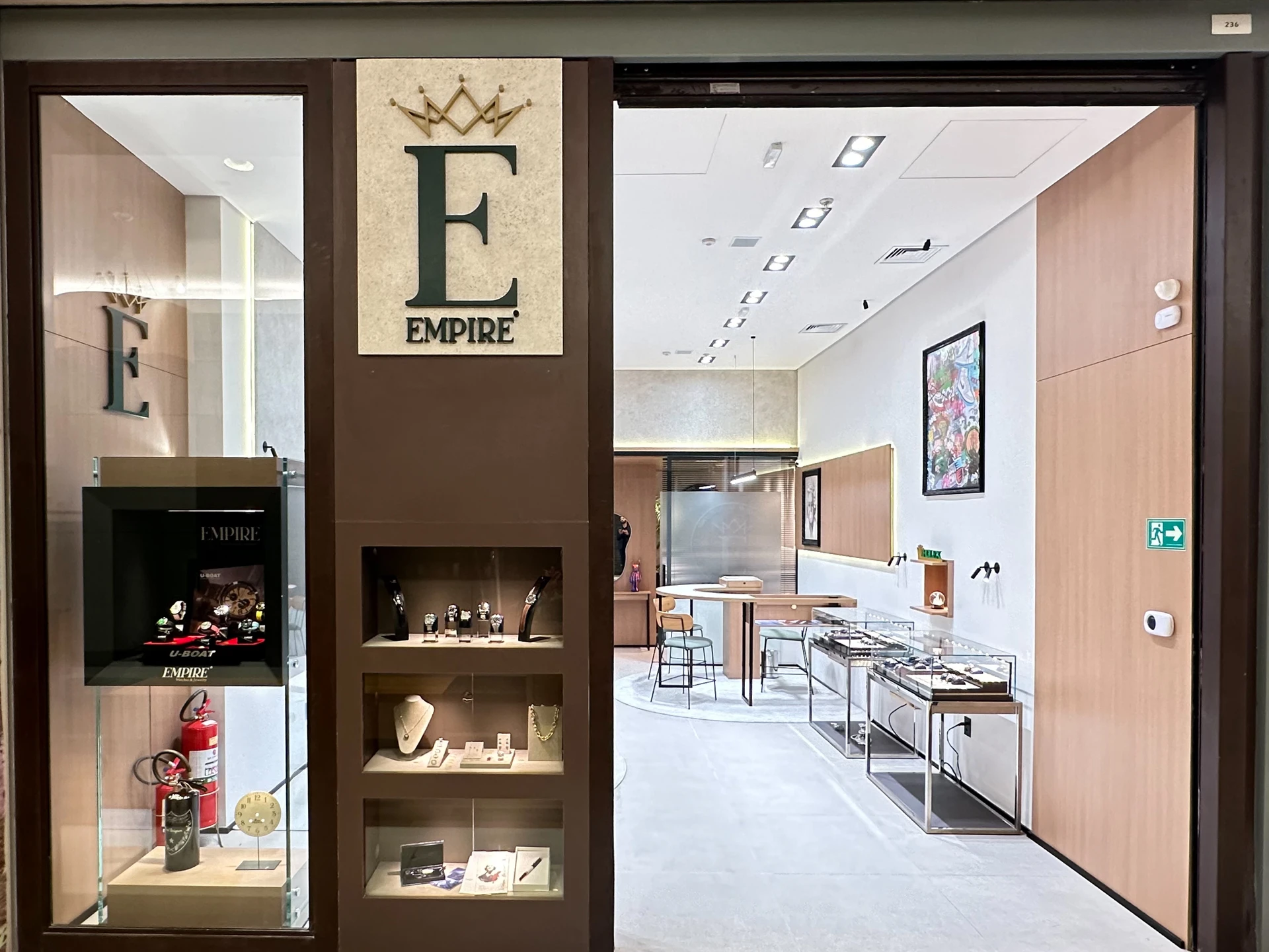 Fachada da boutique Empire Watches